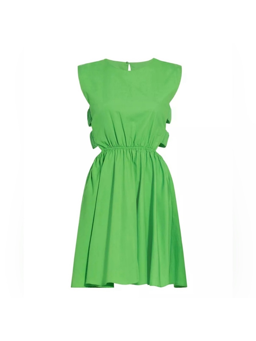 S/W/F Artista Strappy Cutout Waist Sleeveless Dress